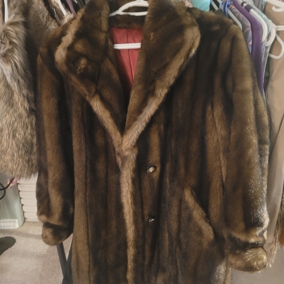 Vintage faux fur coat - Picture 4 of 6